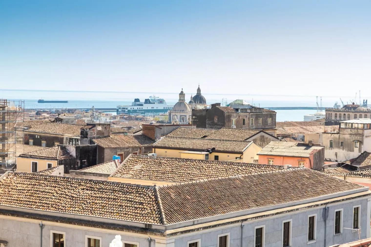 Апартаменты La Terrazza Sul Cielo Катания Экстерьер фото